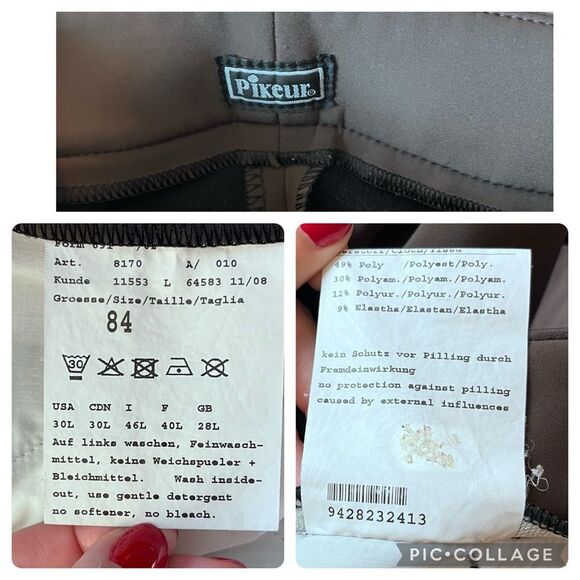 Pikeur Ciara Knee Patch Riding Breeches in Brown10 - Picture 10 of 15